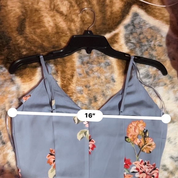 Keepsake Blue Scatter Floral Evolve Midi Dress - Picture 5 of 6